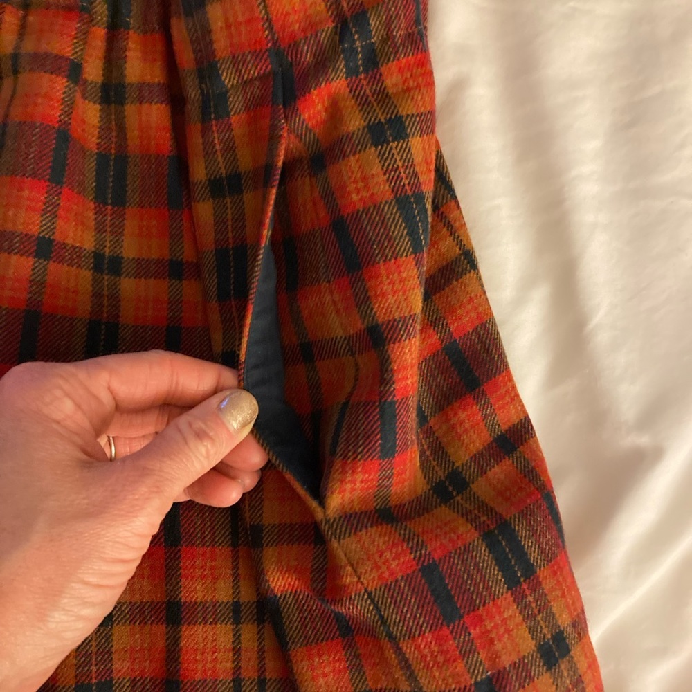 J Crew Plaid Wool Mini skirt - Picture 3 of 3
